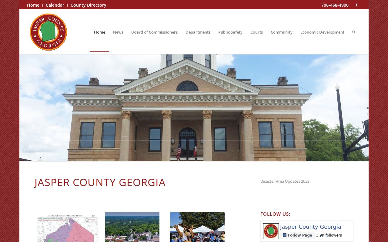 Official Jasper County government homepage